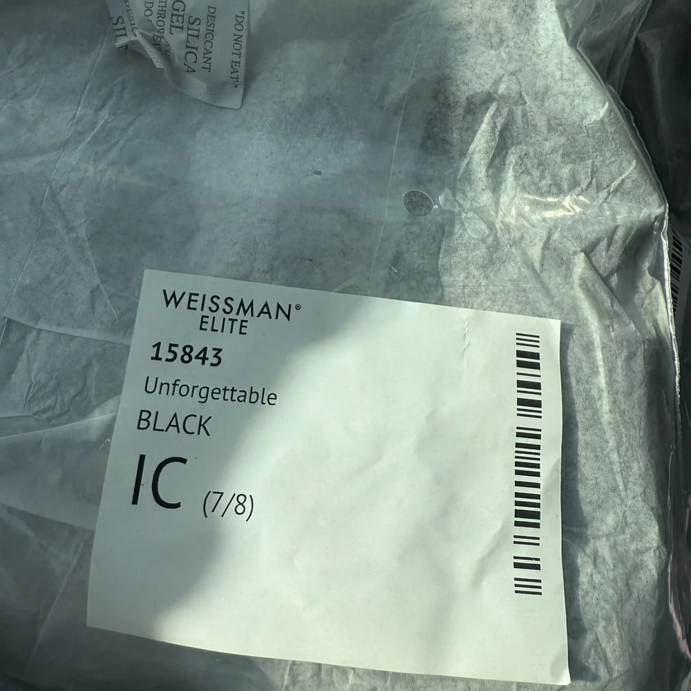 Weissman Elite ‘Unforgettable’ Black Dance Costume NEW Intermediate Child (7/8)